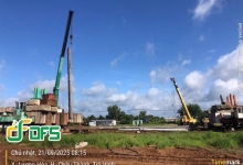 DFS Breaks Ground on Large-Scale Pile Driving for the Tra Vinh Solid Waste Treatment Plant Project