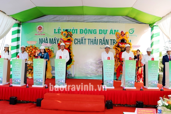 Launching ceremony of Tra Vinh Solid Waste Treatment Plant Project