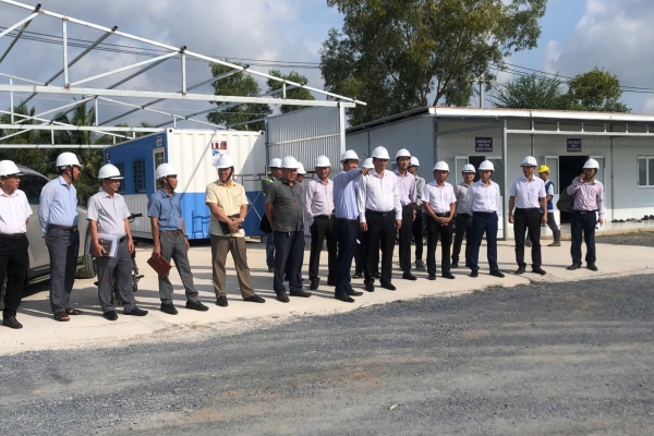 Field survey of Song Loc Landfill and inspection of the progress of the Tra Vinh Solid Waste Treatment Plant Project